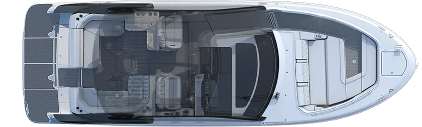 Floor Plan — 34 ft. Cabin Deck